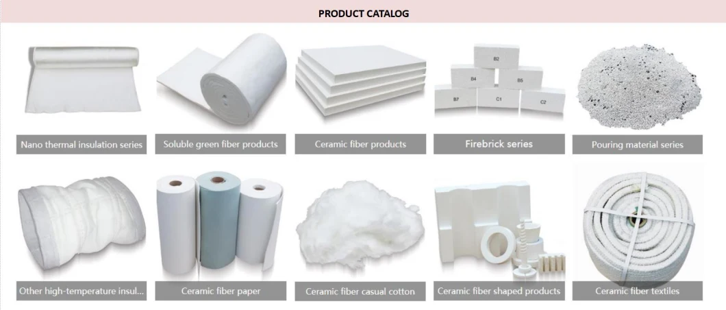 Customized High Temperature 1000-1800 Degree Resistant Ceramics Fiber Products