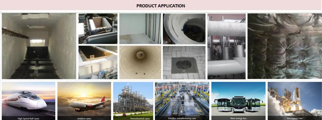 Customized High Temperature 1000-1800 Degree Resistant Ceramics Fiber Products